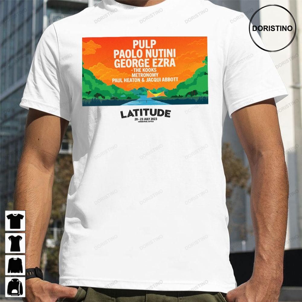 Pulp Paolo Nutini George Ezra Latitude 2023 Awesome Shirts